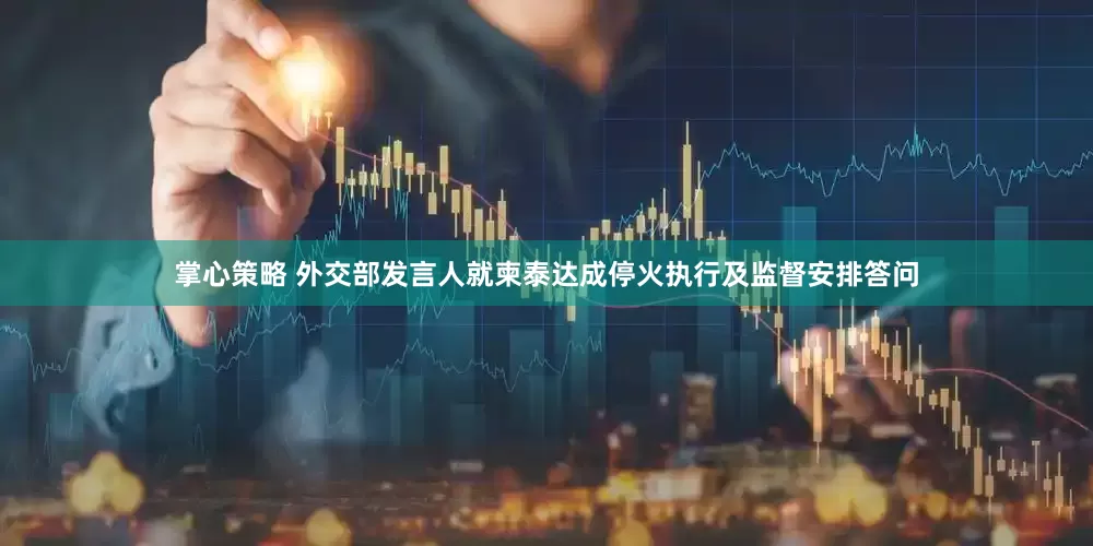 掌心策略 外交部发言人就柬泰达成停火执行及监督安排答问